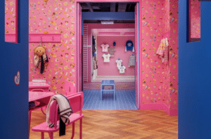 Merch Zara x Butter Bear, pop-up store à Shanghai