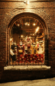 les vitrines de noel